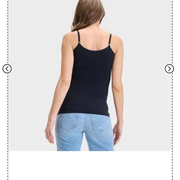Isabel Maternity by Ingrid & Isabel Fitted Black Camisole size S/M - Picture 2 of 9